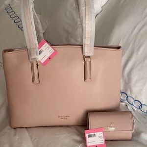 Brand New Kate Spade Abbott Tote & Matching Wallet